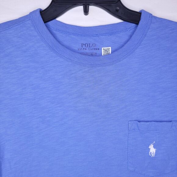 Polo Ralph Lauren Shirt Dress Small Blue Pony Pocket - Picture 2 of 11